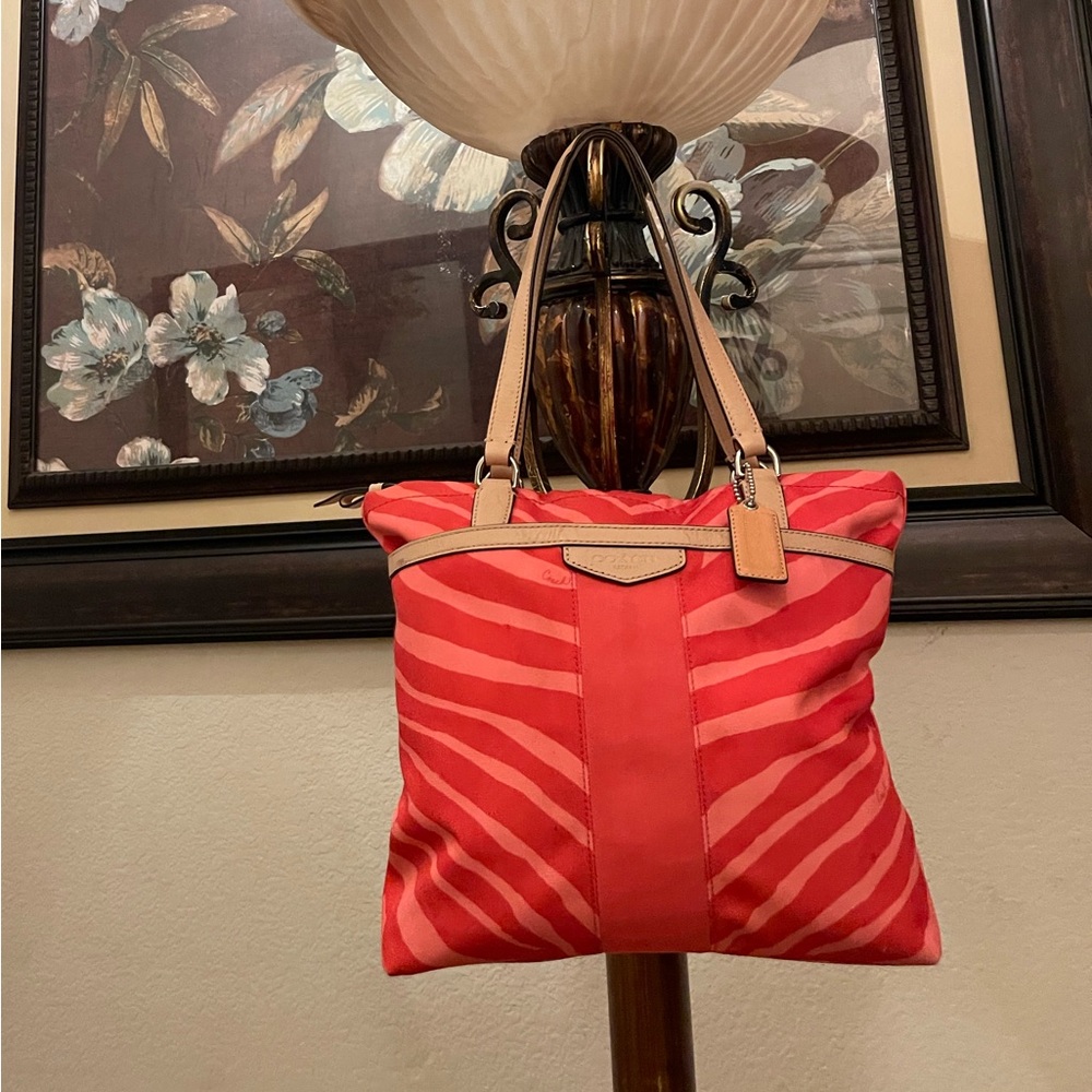 Coach orange purse